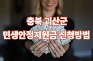 충북 괴산군 민생안정지원금