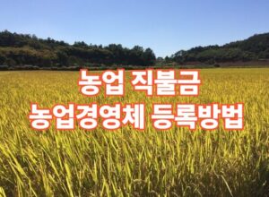 2026 농업경영체 등록 신청방법