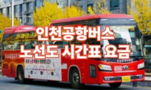인천공항버스 노선도 시간표
