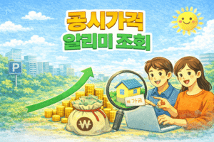 공시가격 알리미 조회 방법 확인