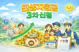 민생지원금 3차 신청 지급조건 및 대상 확인