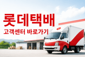 롯데택배 고객센터 전화번호 상담원 연결 운영시간