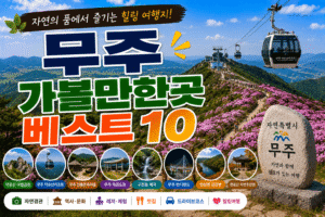 무주 가볼만한곳 베스트10｜여행코스 추천